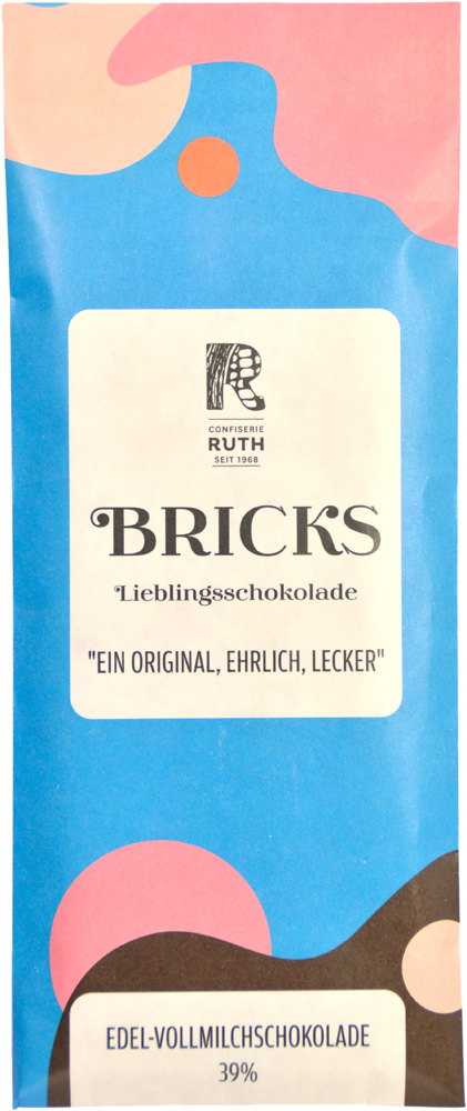 BRICKS LIEBLINGSSCHOKOLADE VOLLMILCH